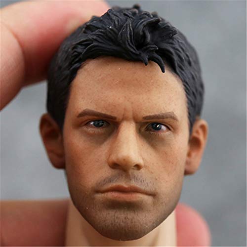HiPlay 1/6 Scale Male Figure Head Sculpt Series, Handsome Men Tough Guy, Doll Head for 12' Action Figure Phicen, TBLeague, HT (HP04)
