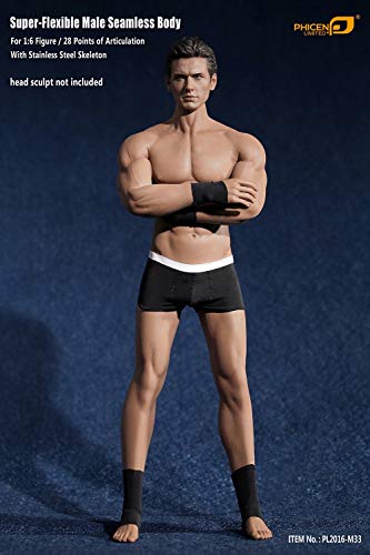 Phicen 1/6 Scale Super Flexible Male Muscular Seamless Body PL2016-M33