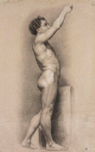 Long pose old master nude drawing
